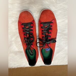 Puma Clyde Red Suede Leather Sneakers- Men size 8.5 MSRP $80